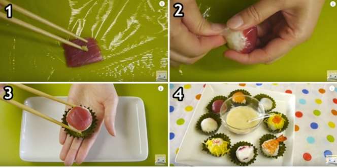 Cara Mudah Buat `Cupcake Sushi` 