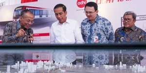 Resmikan LRT, Jokowi Sebut Kemacetan Jakarta Sudah Akut