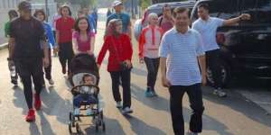 JK Jogging Bareng Keluarga