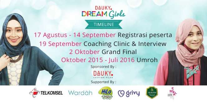 Inilah 50 Semifinalis Dream Girls 2015