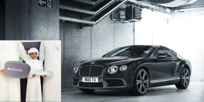 Bocah 8 Tahun Ini Dapat Mobil Mewah Bentley Rp 4 M
