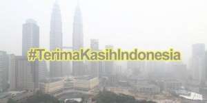 Malaysia Dikepung Asap, `#TerimaKasihIndonesia` Merebak