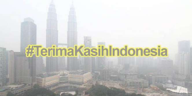 Malaysia Dikepung Asap, `#TerimaKasihIndonesia` Merebak