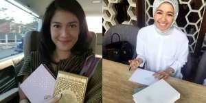 Dian Sastro dan Chintya Bella Desain Sampul Alquran
