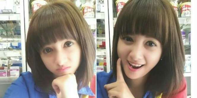 Sosmed Riuh Kasir Cantik Minimarket Mirip Seleb K-Pop