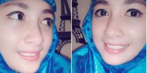 Gaya Kasir Minimarket Cantik Berhijab