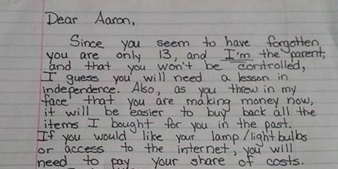 Surat Cinta Seorang Ibu untuk Anak yang Durhaka