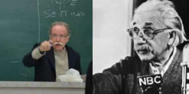 Heboh Profesor di Tiongkok Berwajah Mirip Einstein