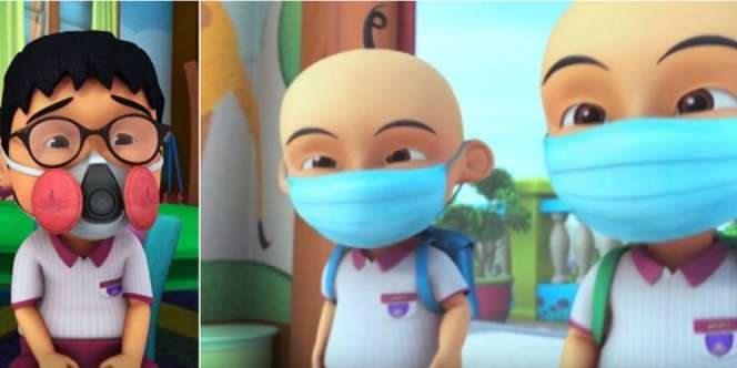 Upin Ipin Sindir Kiriman Asap Indonesia?