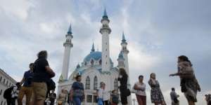 Keindahan Masjid Kul Sharif Rusia Dari Atas Ketinggian