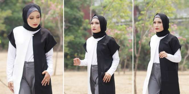 Outer Edgy nan-Elegan untuk Hijaber Aktif