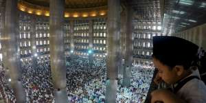 Jokowi Peringati Hari Santri, Masjid Istiqlal Berbenah