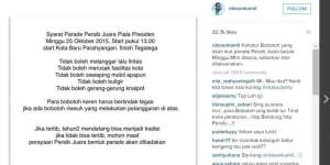 Ini Syarat Ridwan Kamil Untuk Parade Perayaan Juara Persib