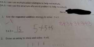Jawaban Matematika Murid Kelas 3 SD Bikin Heboh