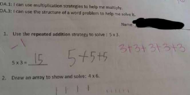Jawaban Matematika Murid Kelas 3 SD Bikin Heboh