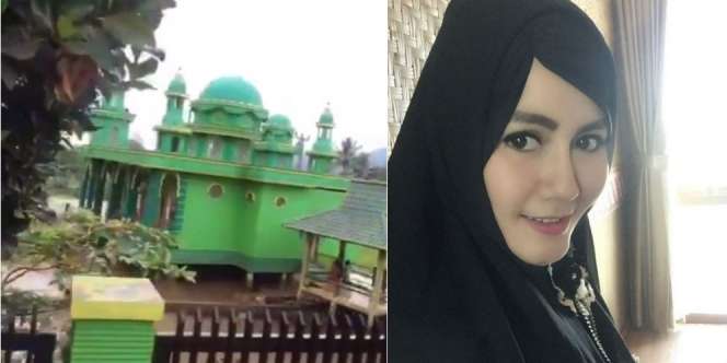 Usai Operasi Plastik, Pedangdut Nita Thalia Bangun Masjid