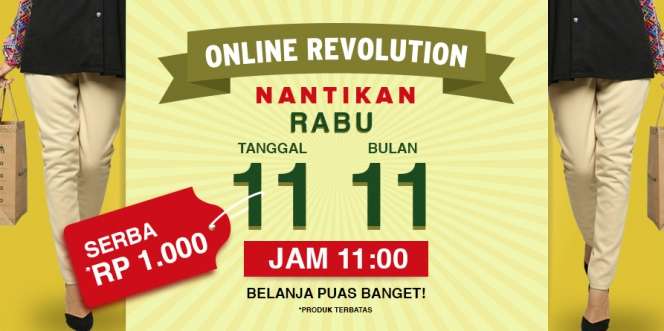 Muslimarket: Serba Seribu di `Online Revolution 11-11`