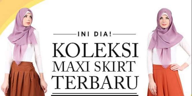 PinkEmma: Maxi Skirt Harga Ekonomis