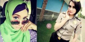 Model Cantik Ini Ternyata Anggota Reserse