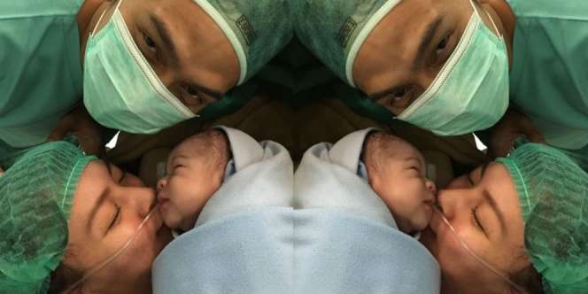 Bayi Mungil Donita dan Adi Nugroho Telah Lahir
