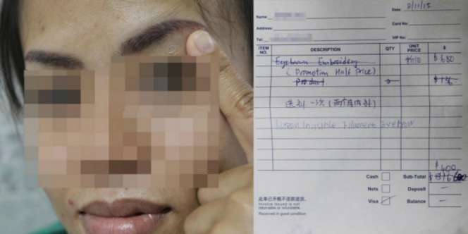 Sulam Alis di Singapura, TKI Ditarik Rp 7,8 Juta