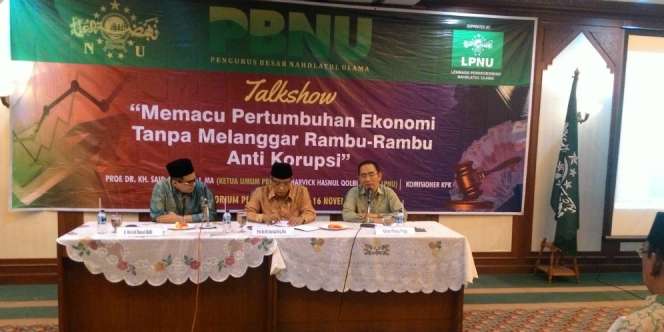 NU: Koruptor Tak Layak Hidup