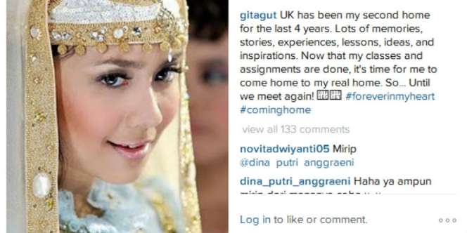 Rampung S2 di London, Gita Gutawa Bagi Kebahagiaan pada Fans