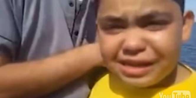 Bocah Yordania Menangis Pelabuhan Palestina Dikuasai Israel