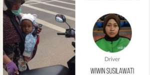 Donasi untuk Wiwin Driver Gojek Bawa Anak Tembus Rp 16 Juta