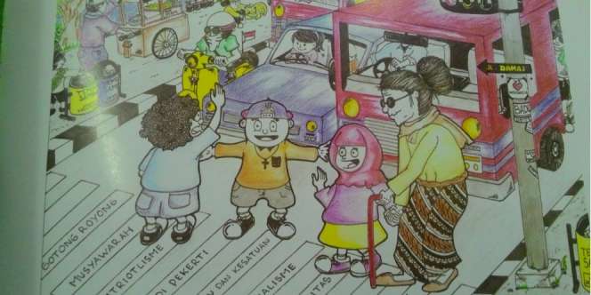 Mengawal Toleransi dari Goresan Kartun