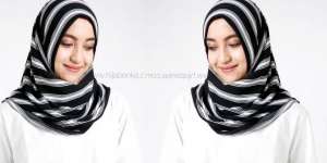 Hijabenka: Baru! Model Hijab Monokrom 