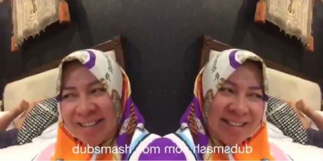 Kocaknya Dubsmash Melly Goeslaw, `Mau Ibadah Ngga?`
