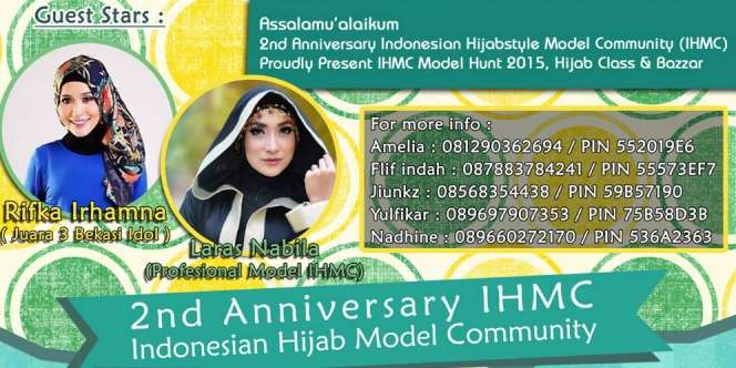 IHMC: Kompetisi Hijab `Hijab Monochrome`