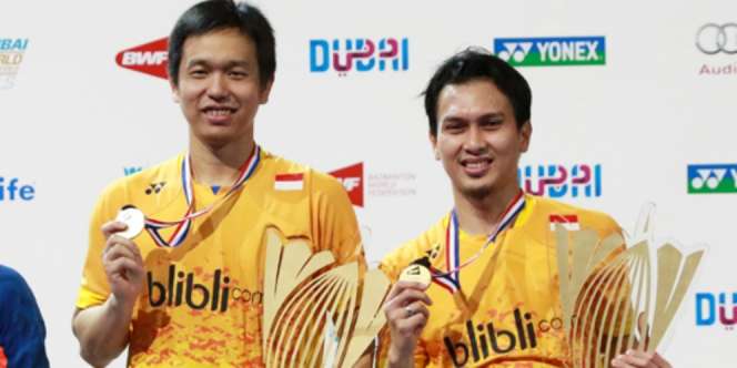 Presiden Jokowi Bangga Hendra/Ahsan Juarai BWF Dubai 2015