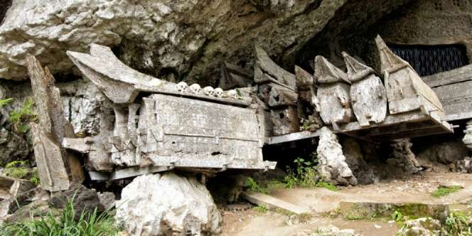 Aura Mistis Menyeruak di Makam Kayu Peti Erong