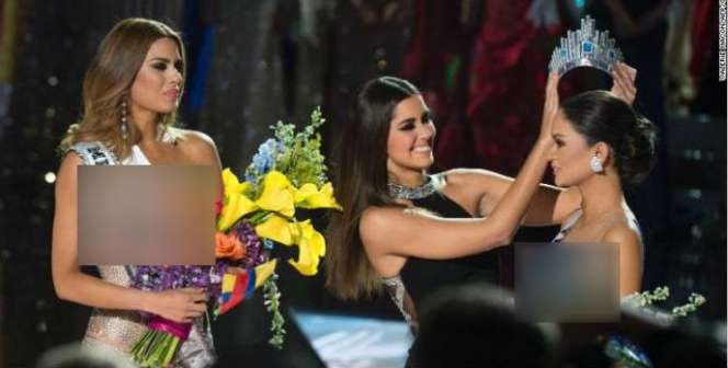 Saat Miss Indonesia Redakan Tangis Miss Kolombia