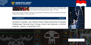 Laman Resmi Sekretariat Kabinet RI Diretas