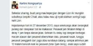 Keluhan Penumpang Bertaruh Nyawa Terbang Dengan Lion Air