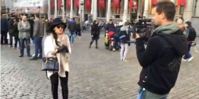 Syahrini Eksis di Televisi Nasional Belgia