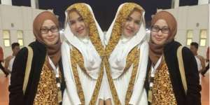Penampilan Hijab Vicky Shu Kala Umroh Banjir Pujian