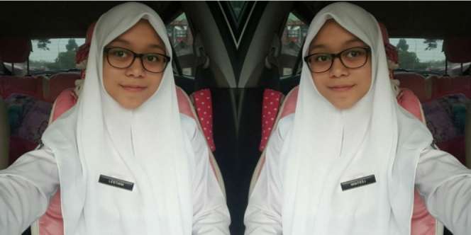 Tampil Berhijab di Sekolah, Pedangdut Lesty Jadi Sorotan