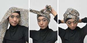 Tutorial Hijab Turban yang Simpel