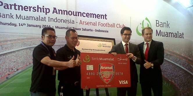 Ngebet 10 Terbesar, Bank Muamalat Incar Fans Arsenal