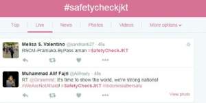 #SafetycheckJKT, Tagar Cek Keamanan Ramai di Twitter