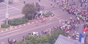 Panglima TNI Pantau Langsung Lokasi Ledakan Sarinah