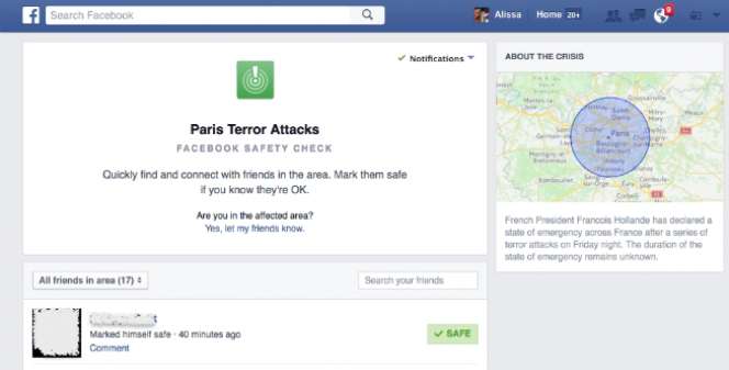 Teror Bom Sarinah, Mengapa `Safety Check` Facebook Tak Aktif