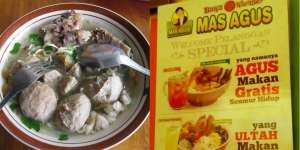 Nama Kamu Agus? Makan Bakso Gratis Seumur Hidup di Sini