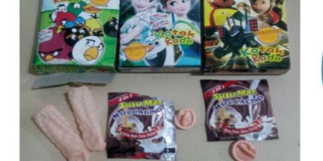 Jajanan Anak Berbungkus Mirip Kondom Beredar di Bekasi