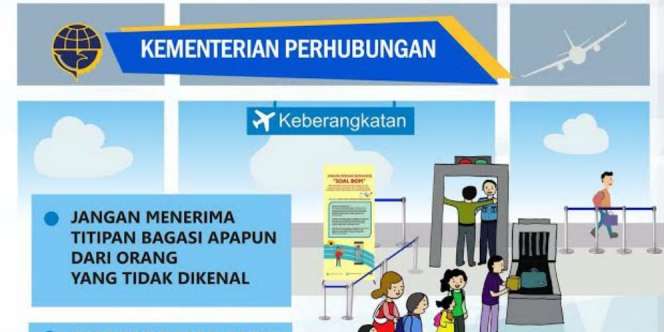 Kemenhub: Waspada Terima Titipan Barang Orang Lain di Bandara