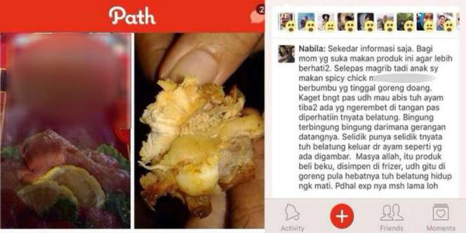 Geger Belatung dalam Makanan Kemasan